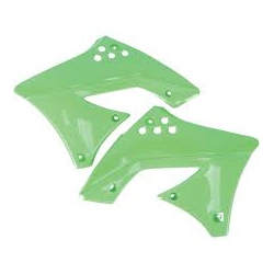 UFO OSŁONY CHŁODNICY KAWASAKI KXF 250 '09-'11 KOLOR ZIELONY