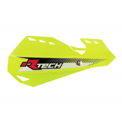 RACETECH OSŁONY RĄK (HANDBARY) DUAL EVO KOLOR ŻÓŁTY FLUO (Z MOCOWANIAMI DO KIEROWNICY)