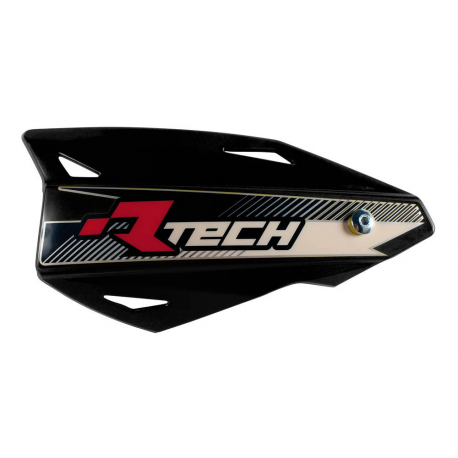 RACETECH OSŁONY RĄK (HANDBARY) VERTIGO CROSS/ENDURO KOLOR CZARNY (Z MOCOWANIAMI DO KIEROWNICY)