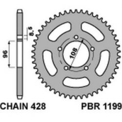 Zadní blatník Suzuki RM 80, 86-99