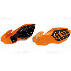 UFO OSŁONY RĄK (HANDBARY) FLAME KTM SX 125 '16, SX 250 '14-'16, EXC 250/300 '14-'16, SXF/EXCF '14-'16, KOLOR POMARAŃCZOWY/BIAŁY