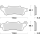 TRW LUCAS KLOCKI HAMULCOWE KH261 SINTER STREET HONDA NT 650 V DEAUVILLE 02-05 VFR 800 98-13, XL 1000 V 99-13 CBR 1100 97-08 STX