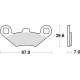 TRW LUCAS KLOCKI HAMULCOWE KH159 SINTER OFFROAD POLARIS SPORTSMAN 400 98-, SCRAMBLER 500 01-10, SPORTSMAN 700 / 800 07-09, PRZÓD