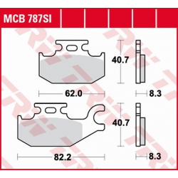 TRW Lucas, brzdové desky KH413 Sinter Offroad, Suzuki LTA / LTF 400 08-, LTA 450 06-12, LTA 500 09-, LTA 700 05-07, LTA 750 08-