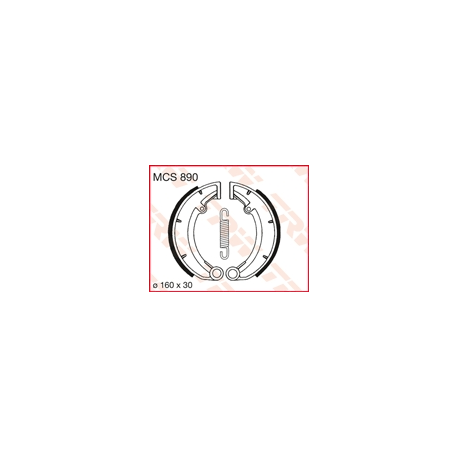 TRW LUCAS SZCZĘKI HAMULCOWE (160X30MM) (978) MZ ETZ / TS 150 /250 / 50 (PROMOCJA)