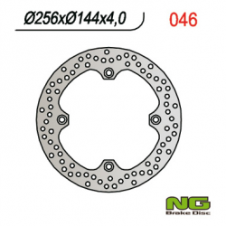 NG TARCZA HAMULCOWA PRZÓD HONDA XL 600V TRANSALP '97-'99, NX 650 DOMINATOR '88-'04, XR 650L '03-'12 (256X144X4), CB450S '85-'89
