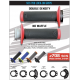 PROGRIP MANETKI PG708 OFF ROAD Z BLOKADĄ SCS LOCK ON + 6 ADAPTERÓW ROLGAZU (22+25MM) KOLOR SZARY POMARAŃCZOWY DWUSKŁADNIKOWE (70