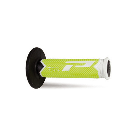 PROGRIP MANETKI PG788 OFF ROAD (22+25MM, DŁ.115MM) KOLOR BIAŁY/ŻÓŁTY FLUO/CZARNY (TRÓJSKŁADNIKOWE) (788-303)