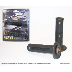 PROGRIP MANETKI PG799 OFF ROAD (22+25MM, DŁ.118MM) KOLOR CZARNY Z POMARAŃCZOWYM (DWUSKŁADNIKOWE) (799-201) (PG799/5)