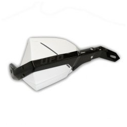 UFO OSŁONY RĄK (HANDBARY) CAIMAN KOLOR BIAŁO/CZARNY (Z UNIWERSALNYMI MOCOWANIAMI 22/28MM) - OFERTA SPECJALNA - STD CENA 379,-