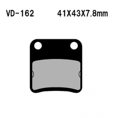 VESRAH KLOCKI HAMULCOWE KH178/KH257