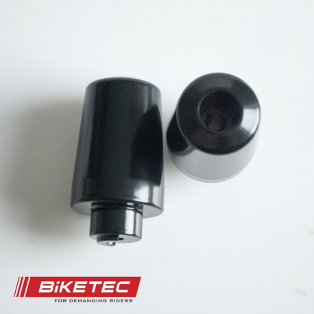 BIKETEC KOŃCÓWKI/CIĘŻARKI KIEROWNICY HONDA (PATRZ OPIS DODATKOWY) KOLOR CZARNY OEM:53105-MCS-G00