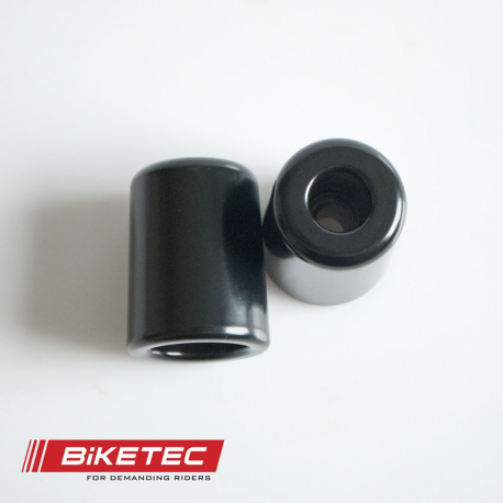 BIKETEC KOŃCÓWKI/CIĘŻARKI KIEROWNICY KAWASAKI (PATRZ OPIS DODATKOWY) KOLOR CZARNY OEM:13042-5002