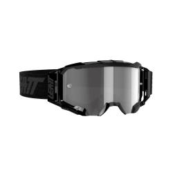 LEATT (2021/2022) GOGLE VELOCITY 5.5 GOGGLE BLACK LENS LIGHT GREY 58% - KOLOR CZARNY/SZARY SZYBKA DYMIONE LUSTRO SZARA