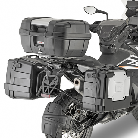KAPPA STELAŻ KUFRÓW BOCZNYCH SZYBKIEGO MONTAŻU KTM 790 ADVENTURE / R (19) - RÓWNIEŻ POD KUFRY MONOKEY RETRO-FIT K-VENTURE ALU OR