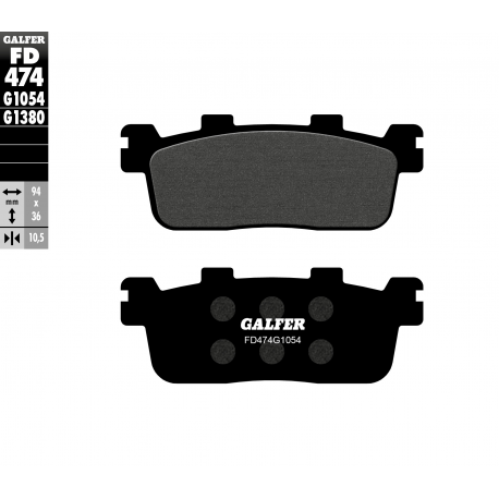 GALFER KLOCKI HAMULCOWE KH607