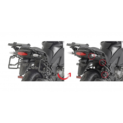 KAPPA STELAŻ KUFRÓW BOCZNYCH SZYBKIEGO MONTAŻU MONOKEY SIDE KAWASAKI Versys 1000 (15-16)