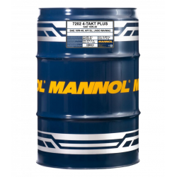 MANNOL OLEJ SILNIKOWY 4T PLUS 10W40 (API SL, JASO MA/MA2) SEMISYNTETYK (7202) BECZKA 60L