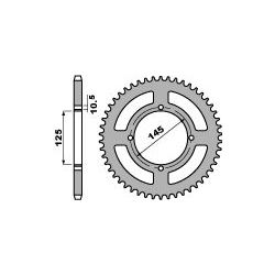 BLACKBIRD SADA POLEPŮ YAMAHA YZF 250/450 '03-'05 DREAM 3 (15)