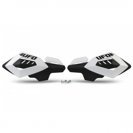 UFO OSŁONY RĄK (HANDBARY) ARCHES KOLOR BIAŁY (Z MOCOWANIAMI 22MM)