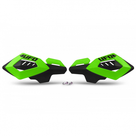 UFO OSŁONY RĄK (HANDBARY) ARCHES KOLOR ZIELONY (Z MOCOWANIAMI 22MM)