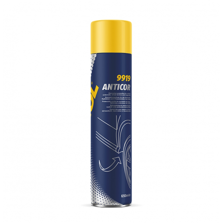 MANNOL ANTICOR SCHWARZ 650ML - ŚRODEK ANTYKOROZYJNY DO OCHRONY PODWOZIA (9919) (12)