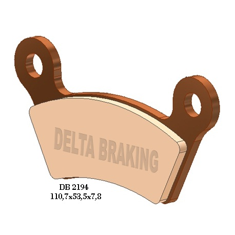 DELTA BRAKING KLOCKI HAMULCOWE KH473 CAN-AM SPYDER RS / RS-S / RT / RT LTD / RT-S '10-12, RS SE5 / SM5 '08-09 TYŁ STRONA LEWA -
