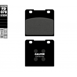 GALFER KLOCKI HAMULCOWE KH103 PÓŁMETALICZNE PRZÓD SUZUKI VS750/800/1400 INTRUDER