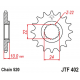 JT ZĘBATKA PRZEDNIA 402 16 Z GUMĄ BMW F 650 '94-'15, APRILIA PEGASO 650 '98-'04 (JTF402.16RB)* (ŁAŃC. 520)