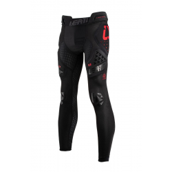 Leatt, cyklo kalhoty s chrániči Impact Shorts 3DF 6.0 Black, černá barva, velikost XL