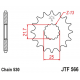 JT ZĘBATKA PRZEDNIA 566 15 Z GUMĄ (JTF566.15RB)* (ŁAŃC. 530) - MOŻE BYĆ ZASTĄPIONA PRZEZ 51315JT (JTF513.15) ORAZ 51915JT (JTF51