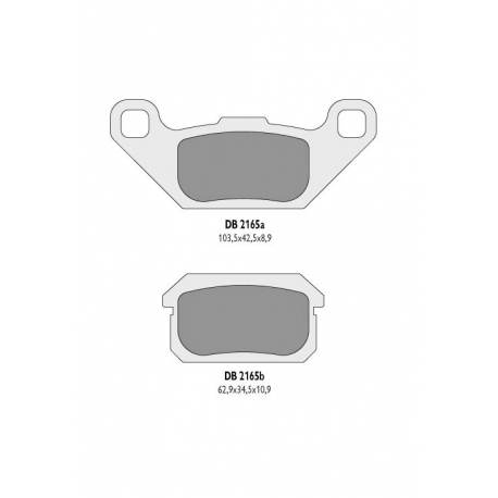 DELTA BRAKING KLOCKI HAMULCOWE KH431 ATV ADLY + QUADZILLA