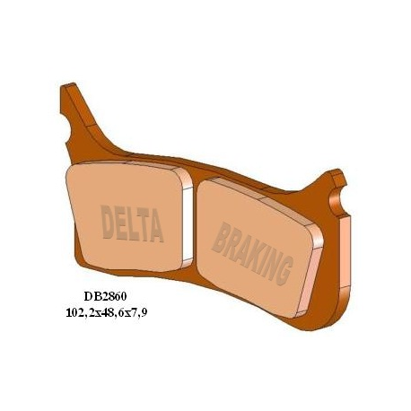 DELTA BRAKING KLOCKI HAMULCOWE KH406 SUPERMOTO FRONT