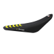 BLACKBIRD POKROWIEC/POSZYCIE NA SIEDZENIE HUSQVARNA FC/TC '14-'15, TE/FE '14-'16, DOUBLE GRIP 3, KOLOR CZARNY/ŻÓŁTY