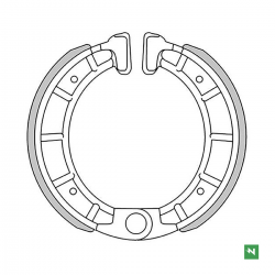 NEWFREN WYPRZEDAŻ SZCZĘKI HAMULCOWE DERBI VENTURE , SENDA , VAMOS 50 (105X25MM)