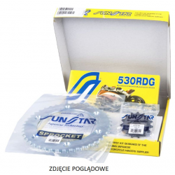 SUNSTAR ZESTAW NAPĘDOWY YAMAHA FZ6 04-09 STANDARD (16/46/118) (DO 1000CC) (SUN51916/SUN1-5474-46/SS530RDG-118N)