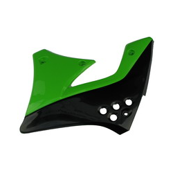 UFO OSŁONY CHŁODNICY KAWASAKI KXF 250 '08 KOLOR CZARNY/ ZIELONY