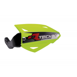 RACETECH OSŁONY RĄK (HANDBARY) VERTIGO ATV KOLOR ŻÓŁTY FLUO (Z 3 RODZAJAMI MOCOWAŃ DO KIEROWNICY)