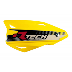 RACETECH OSŁONY RĄK (HANDBARY) VERTIGO CROSS/ENDURO KOLOR ŻÓŁTY (Z MOCOWANIAMI DO KIEROWNICY)