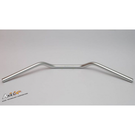 ACCEL KIEROWNICA ALUMINIOWA STREET (22,2MM) NISKA KOLOR SREBRNY