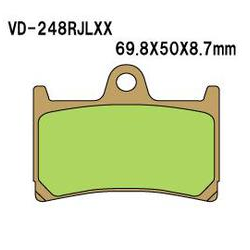 VESRAH KLOCKI HAMULCOWE KH252/KH380 - ZASTĄPIONE PRZEZ VD-248