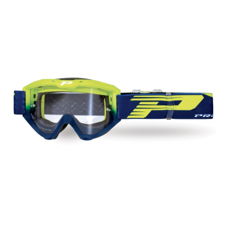 PROGRIP GOGLE PG3450 LS RIOT KOLOR ŻÓŁTY FLUO NIEBIESKI (SZYBA PG3210, NO FOG, NO SCRACHT) (3450-309 TR) - PROMOCJA - STD CENA 2