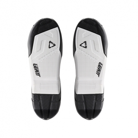 LEATT (2021/2022) PODESZWA (PARA) DO BUTÓW CROSS 4.5/5.5 FLEXLOCK SOLE PAIR WHITE/BLACK KOLOR BIAŁY/CZARNY ROZMIAR 42/43