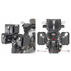 KAPPA STELAŻ KUFRÓW BOCZNYCH MONOKEY CAM SIDE HONDA CB 500 X (19-20) - POD KUFRY KFR K'FORCE ALU