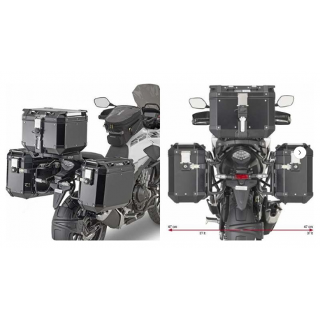 KAPPA STELAŻ KUFRÓW BOCZNYCH MONOKEY CAM SIDE HONDA CB 500 X (19-20) - POD KUFRY KFR K'FORCE ALU