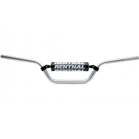 RENTHAL PROMOCJA KIEROWNICA 7/8 CALA (22MM) HANDLEBAR ATV RACE BAR SILVER KOLOR SREBRNY Z GĄBKĄ