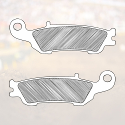 RENTHAL KLOCKI HAMULCOWE KH450 OFF ROAD YAMAHA YZ/YZF PRZÓD SINTER METAL (SPIEK METALICZNY)