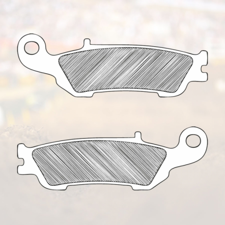 RENTHAL KLOCKI HAMULCOWE KH450 OFF ROAD YAMAHA YZ/YZF PRZÓD SINTER METAL (SPIEK METALICZNY)