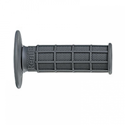 RENTHAL MANETKI MX SINGLE COMPOUND FULL WAFFLE MEDIUM, ŚREDNIE, JEDNOSKŁADNIKOWE, KOLOR SZARY