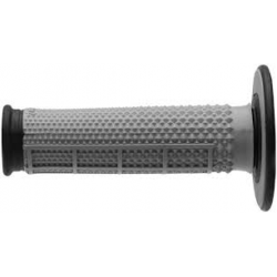 RENTHAL MANETKI MX DUAL COMPOUND TAPERED HALF WAFFLE, DWUSKŁADNIKOWE, KOLOR SZARY/CZARNY